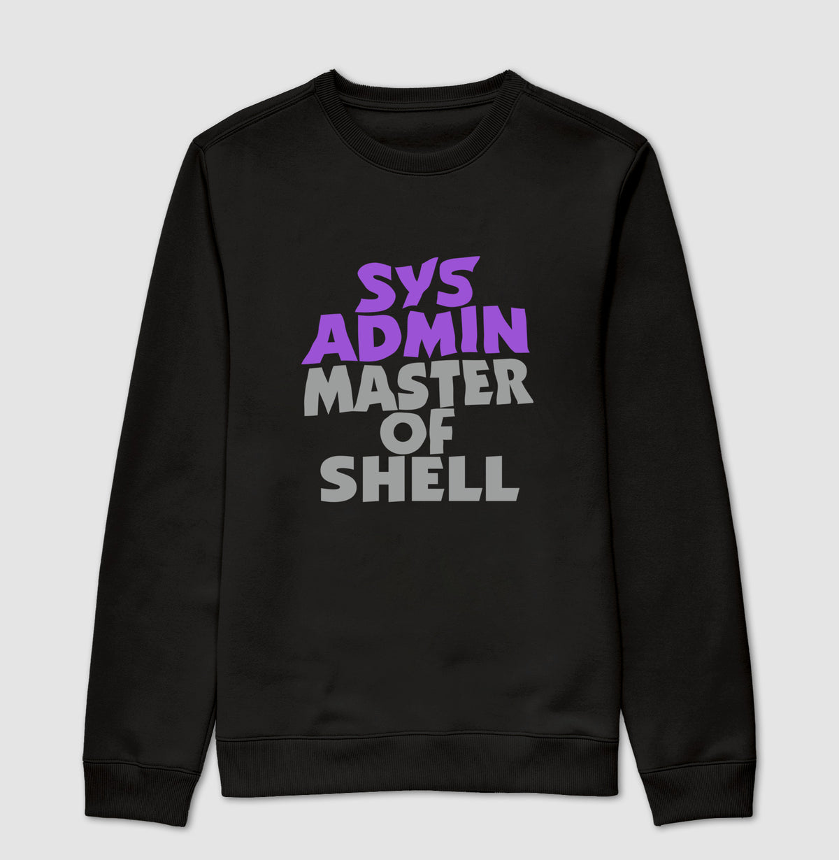 Suéter Moletom Sys Admin Master of Shell v1