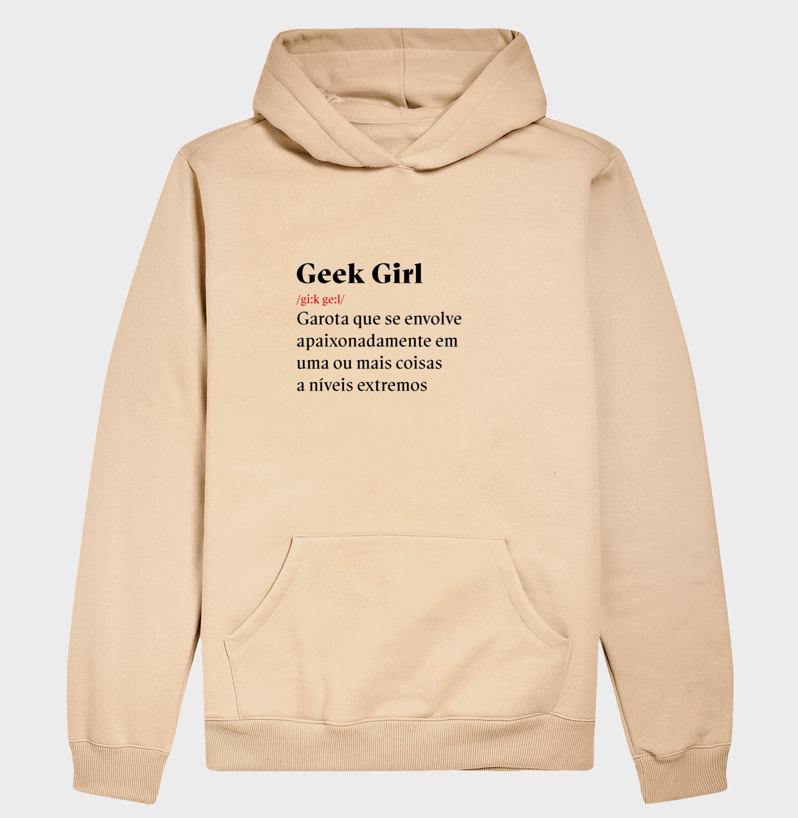 Hoodie Moletom Definição Geek Girl