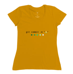 Camiseta Prece Git Commit