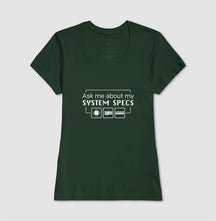 Camiseta System Specs