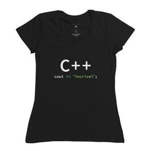 Camiseta C++ INcrivel