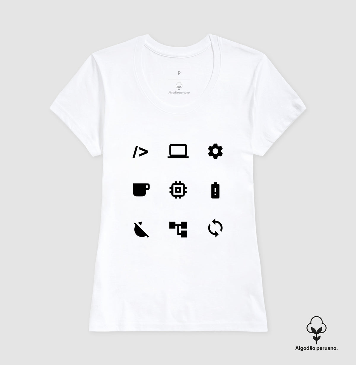 Camiseta Premium Vida de Programador v2