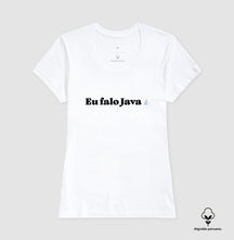 Camiseta Premium Eu falo Java