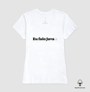 Camiseta Premium Eu falo Java