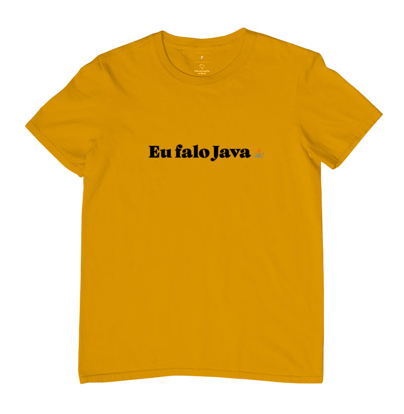 Camiseta Eu falo Java