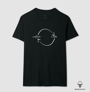 Camiseta Premium Loop Coffee Code