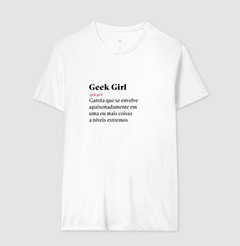 Camiseta Definição Geek Girl