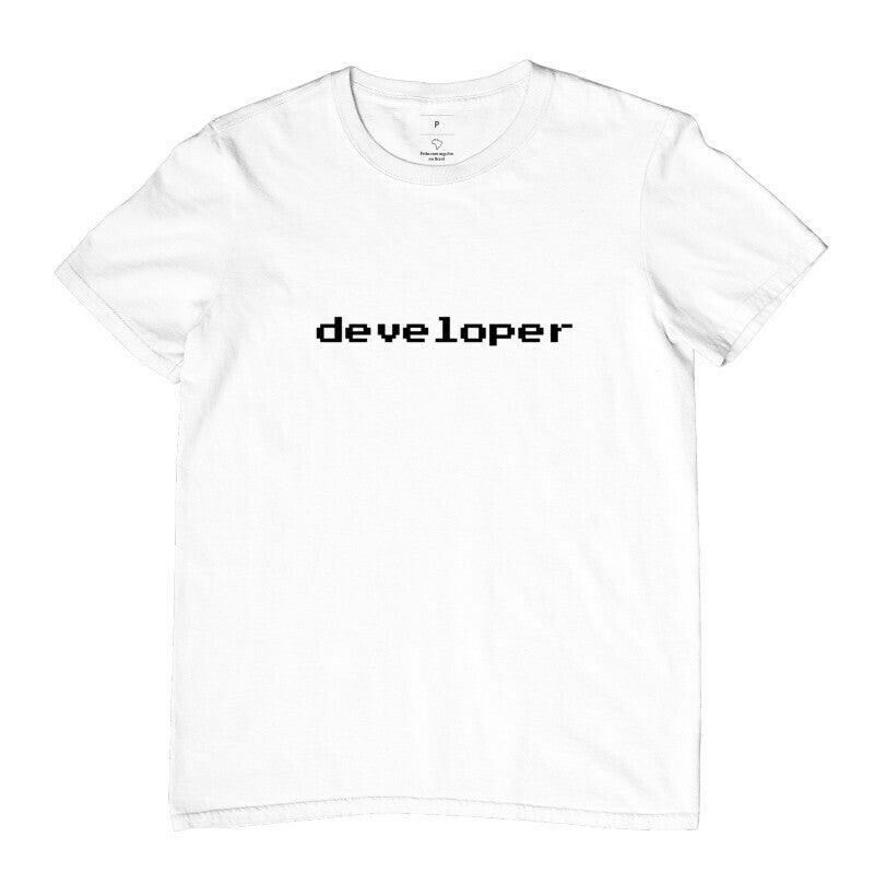 Camiseta Developer 8bit