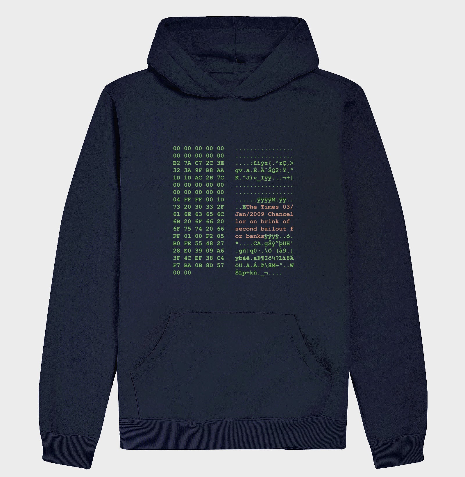 Hoodie Moletom Bitcoin Bloco Gênesis