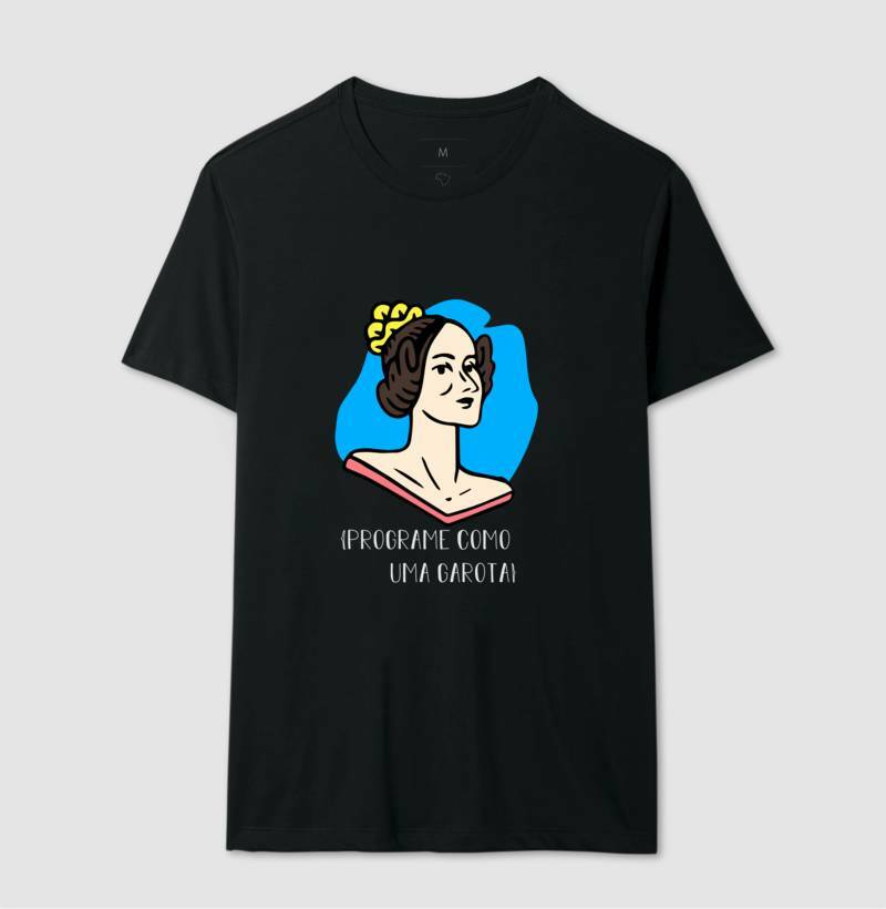 Camiseta Programe Como Uma Garota