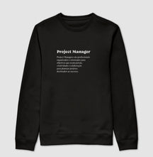 Suéter Moletom Definição Project Manager