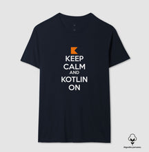 Camiseta Premium Keep Calm Kotlin