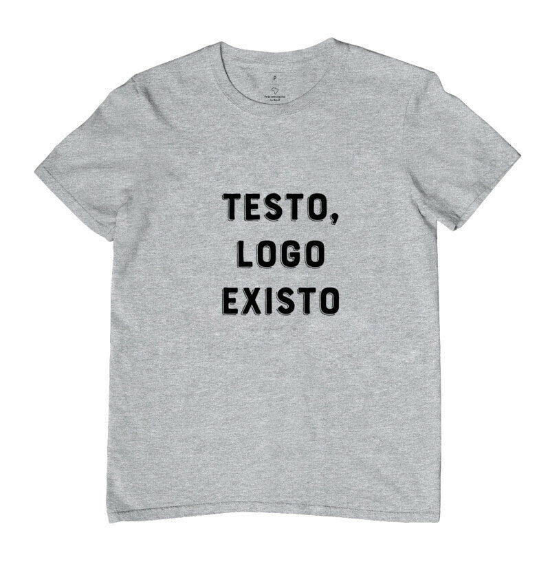 Camiseta QA Testo Logo Existo