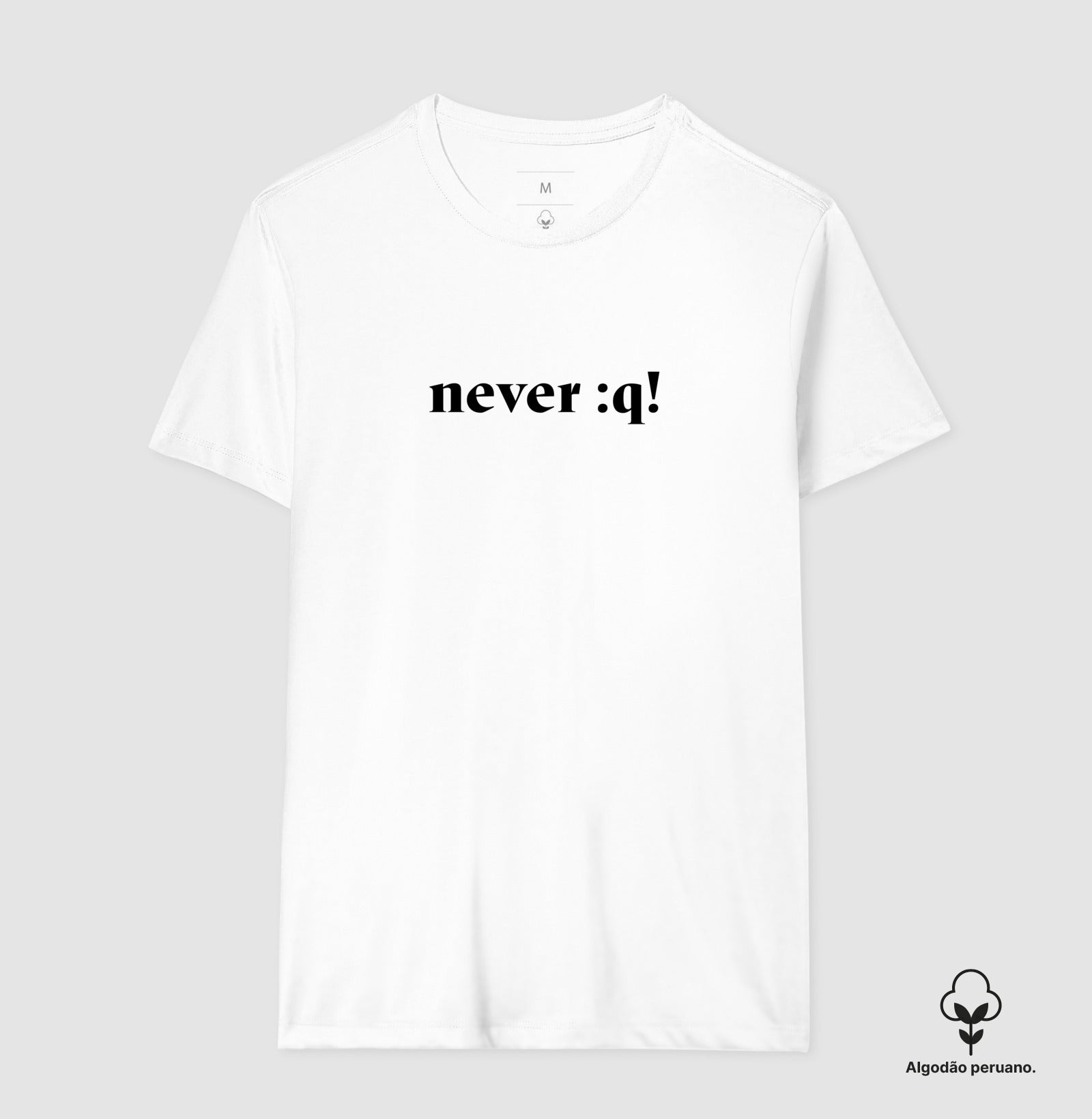 Camiseta Premium - Vim Never :q