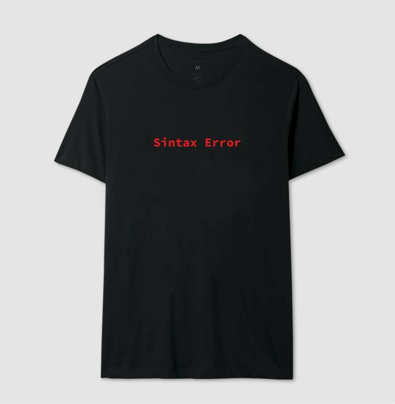 Camiseta Sintaxe Error