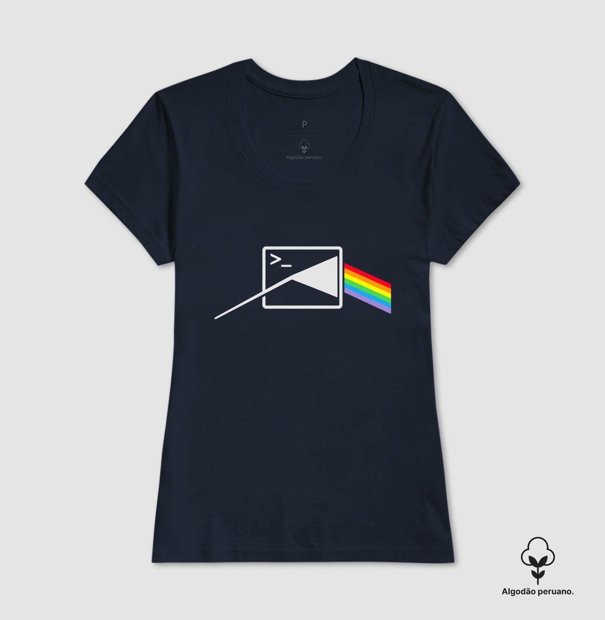 Camiseta Premium Linux The Dark Side of the Shell