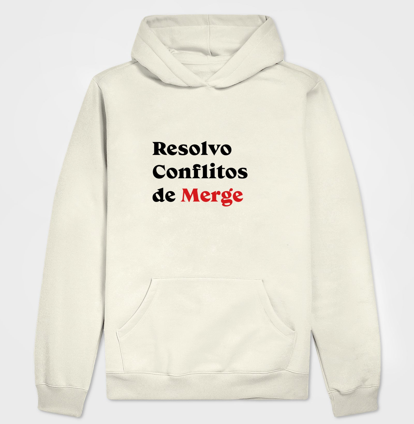 Hoodie Moletom Resolvo Conflitos de Merge