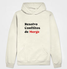 Hoodie Moletom Resolvo Conflitos de Merge