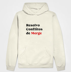 Hoodie Moletom Resolvo Conflitos de Merge