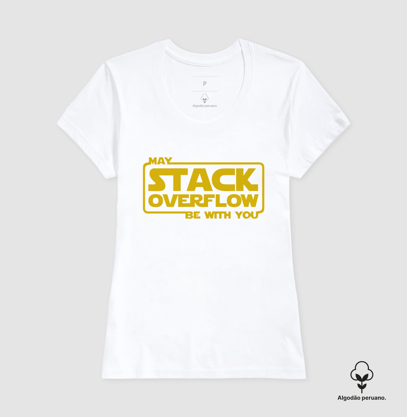 Camiseta Premium Stack Overflow with you