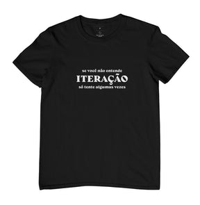 Camiseta Lógica de Programação Iteração