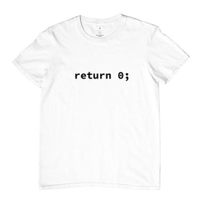 Camiseta return 0