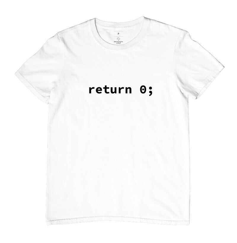 Camiseta return 0