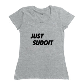 Camiseta Linux Just Sudo It