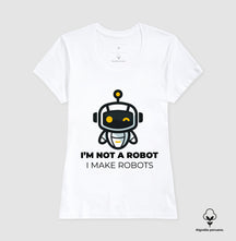 Camiseta Premium - I make Robots