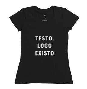 Camiseta QA Testo Logo Existo