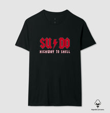 Camiseta Premium Linux Sudo Highway to Shell